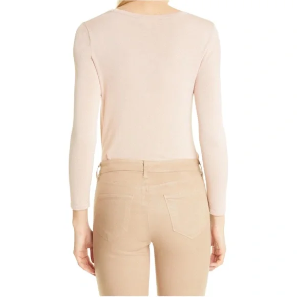 L'Agence Jocelyn Cutout Sweater in Pink (S) - Picture 4 of 12
